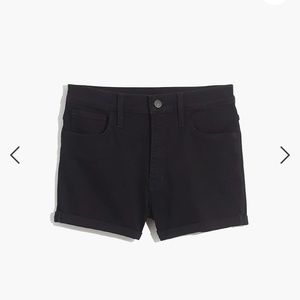 Madewell Roadtripper Jean Shorts in Bennet Black